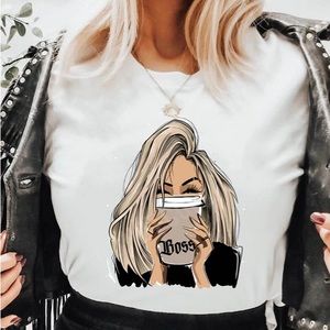 Printed crewneck sweatshirt